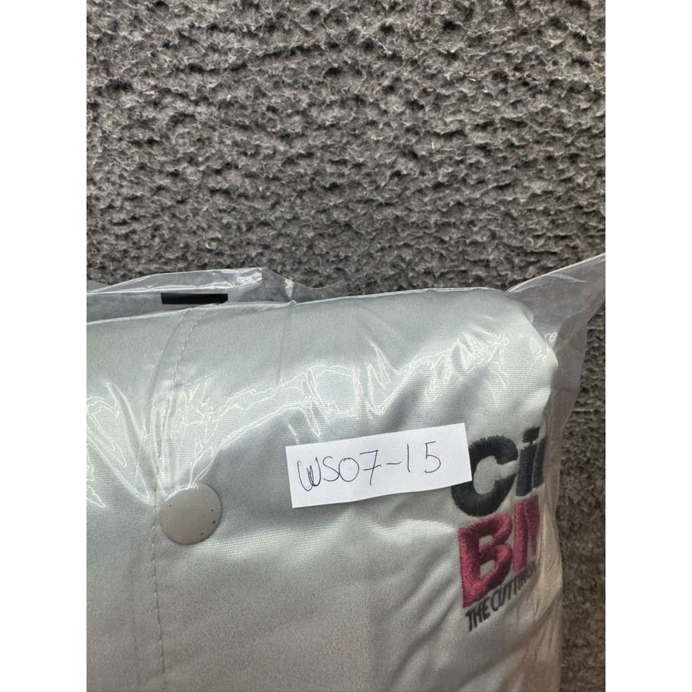 Vintage‎ Felco Circle BMW Nylon Satin Full-Snap Bomber Jacket Gray Mens Size L - Picture 13 of 13